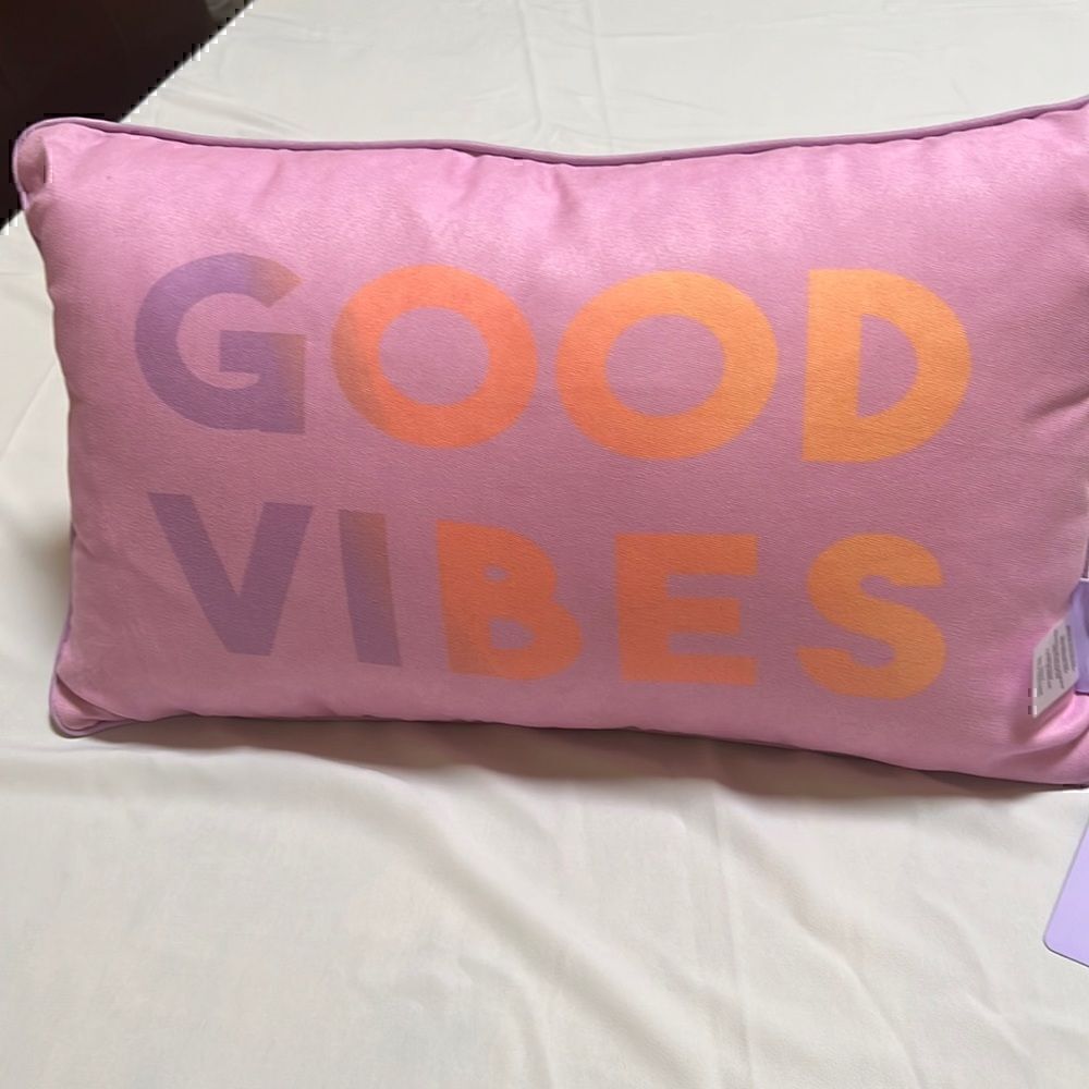Good Vibes Decor Pillow  